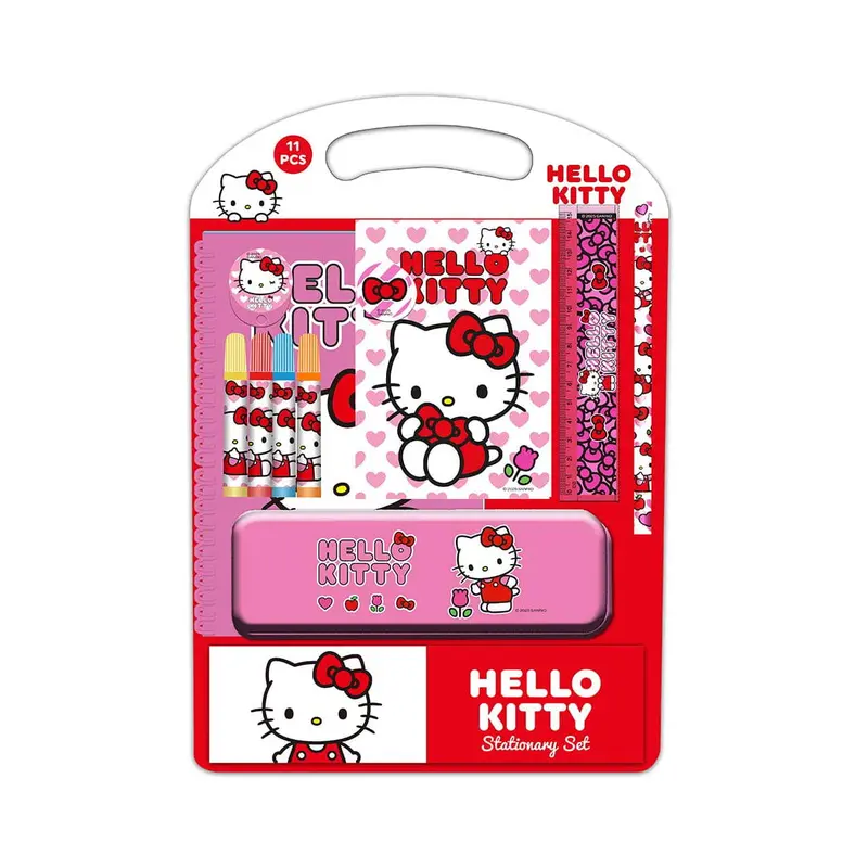 Set de papelería escritura HELLO KITTY iconic