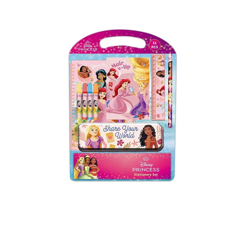 Set de papelería escritura princesas Disney Bloom