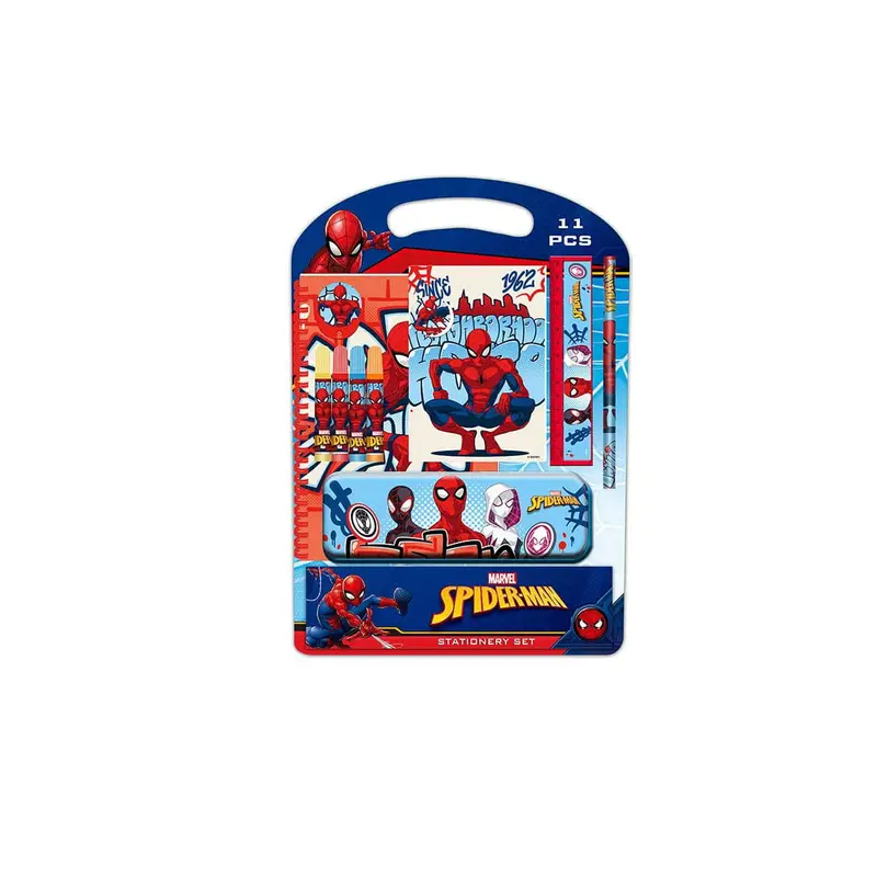 Set de papelería escritura SPIDERMAN Attack perfecto para regalo