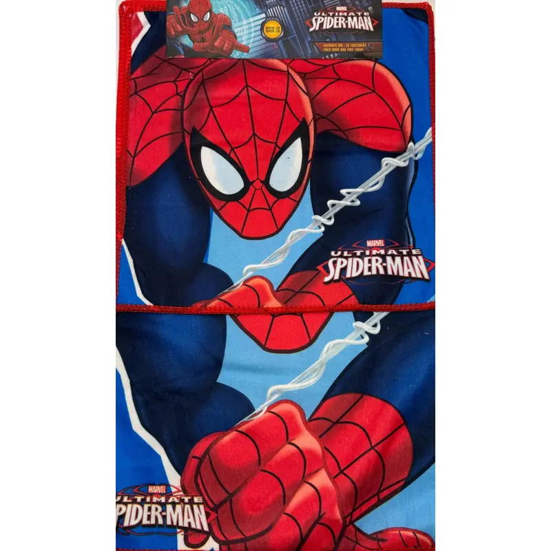 Set de Toalla de microfibra para cara y mano Spiderman 30x30cm y 30x50cm