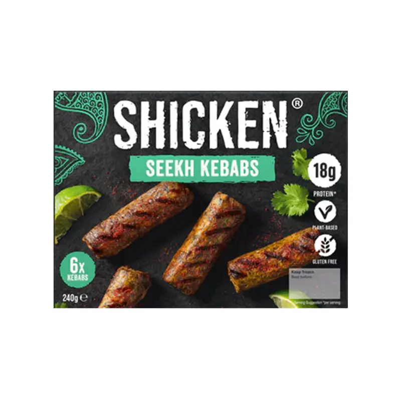 SHICKEN - Brochetas Veganas Seekh Kebab