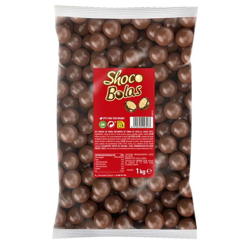 Shocobolas Chocolate con Leche · 1 kg
