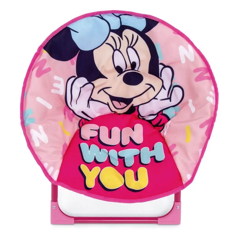Silla de Minnie Mouse Disney con forma de luna 50x50x50cm