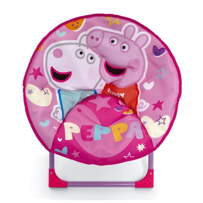 Silla de Peppa Pig con forma de luna 50x50x50cm