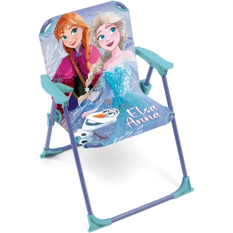 Silla Frozen Disney plegable infantil para interior exterior playa piscina 38X32X53CM