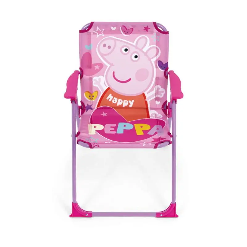 Silla Peppa Pig plegable infantil para interior exterior playa piscina 38X32X53CM