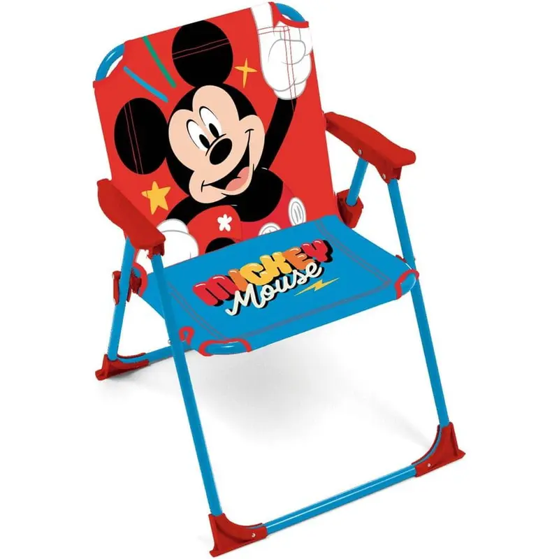 Silla plegable infantil Mickey Mouse Disney para interior exterior playa y piscina