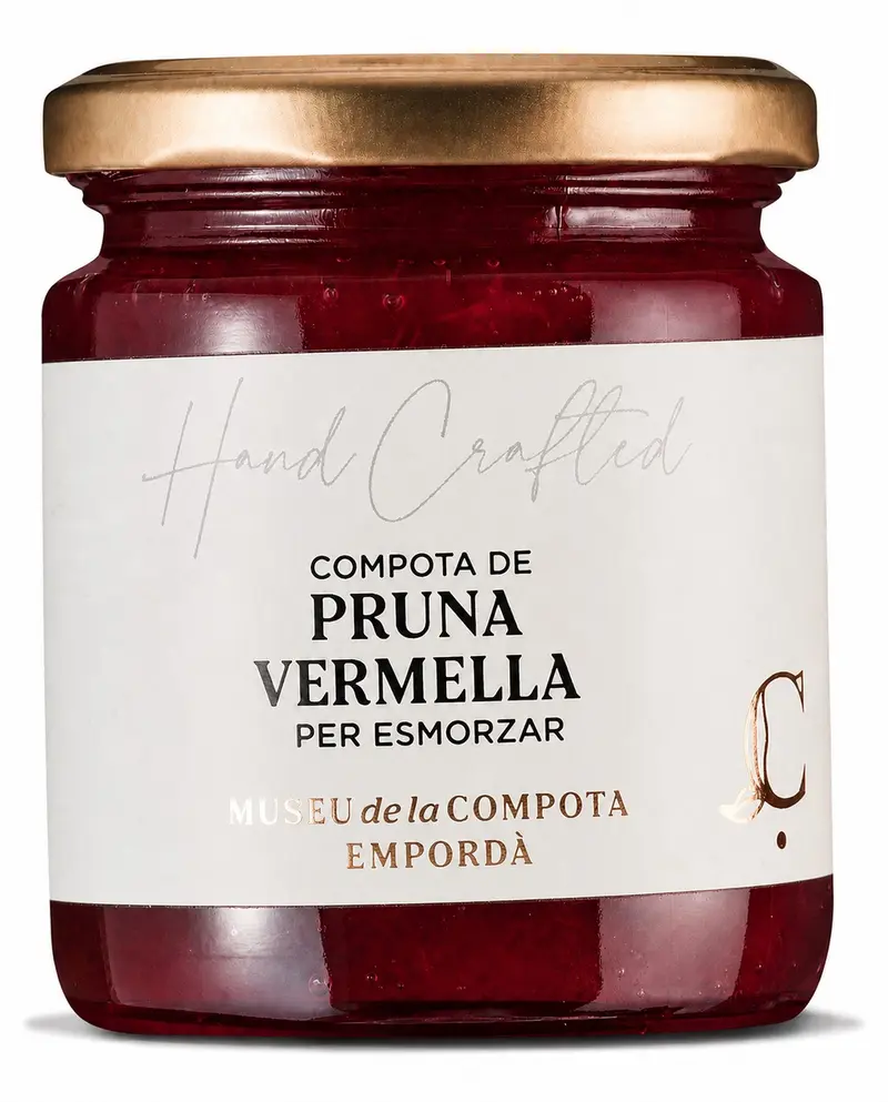 SIN AZÚCAR Compota de ciruela roja 255gr