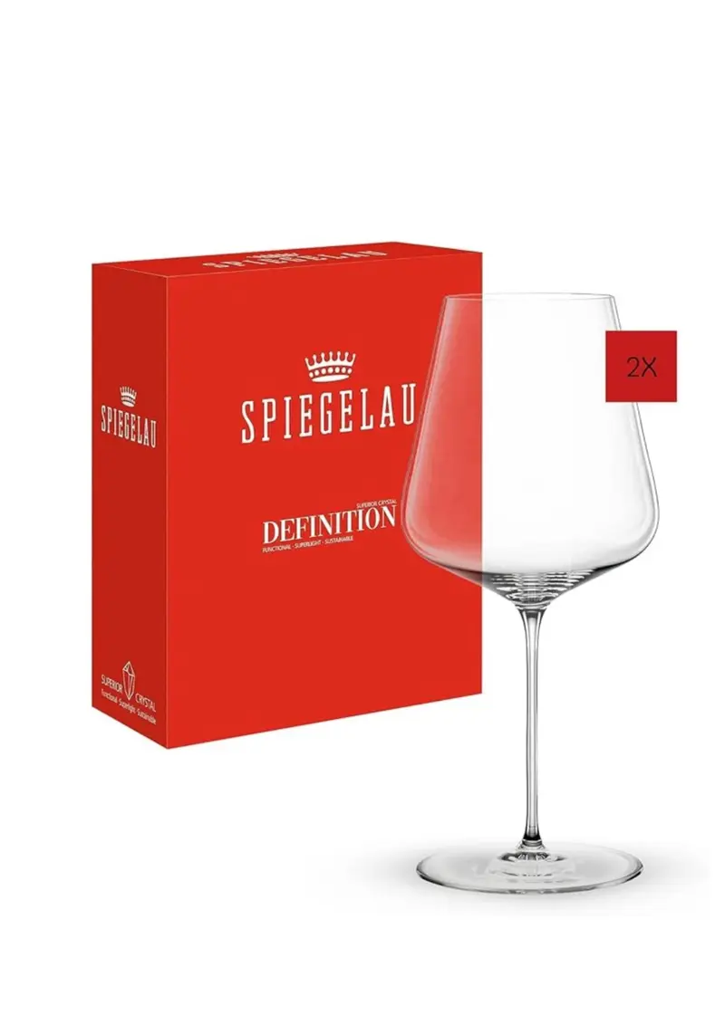 🥂 Spiegelau Definition – Juego de 2 copas Burdeos