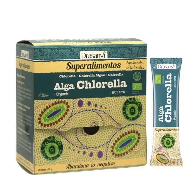 STICK CHLORELLA BIO 20X10 gr SUPERALIMENTOS