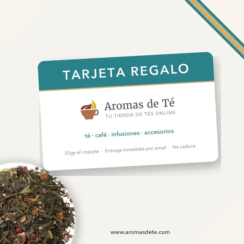 Tarjeta Regalo Aromas de Té