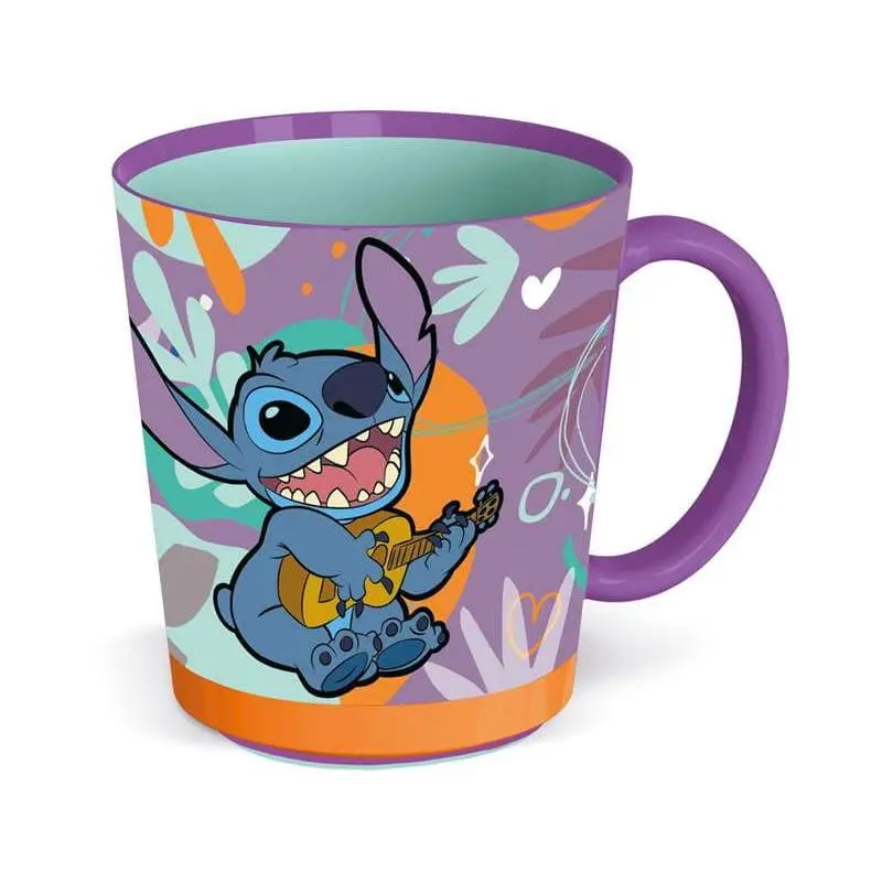 Taza antivuelco infantil Stitch Disney 410ml con Smart Grip
