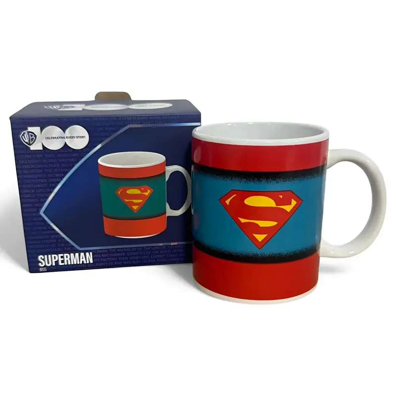 Taza de Desayuno Superman en Cerámica 325 ml - Regalo Original