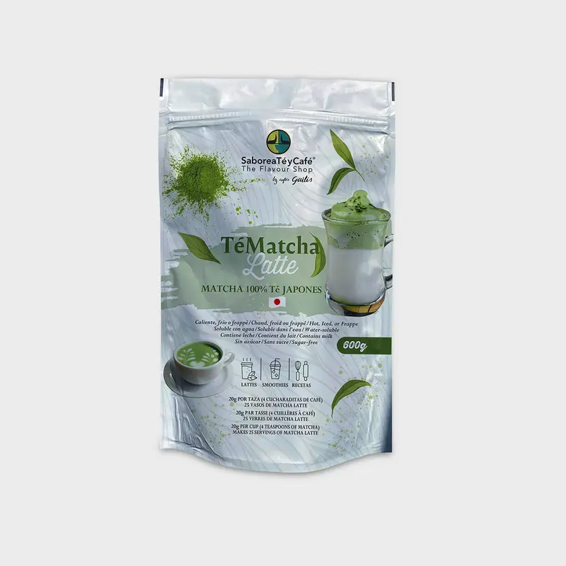 Té Verde Matcha Latte Premium - Instantáneo Cremoso