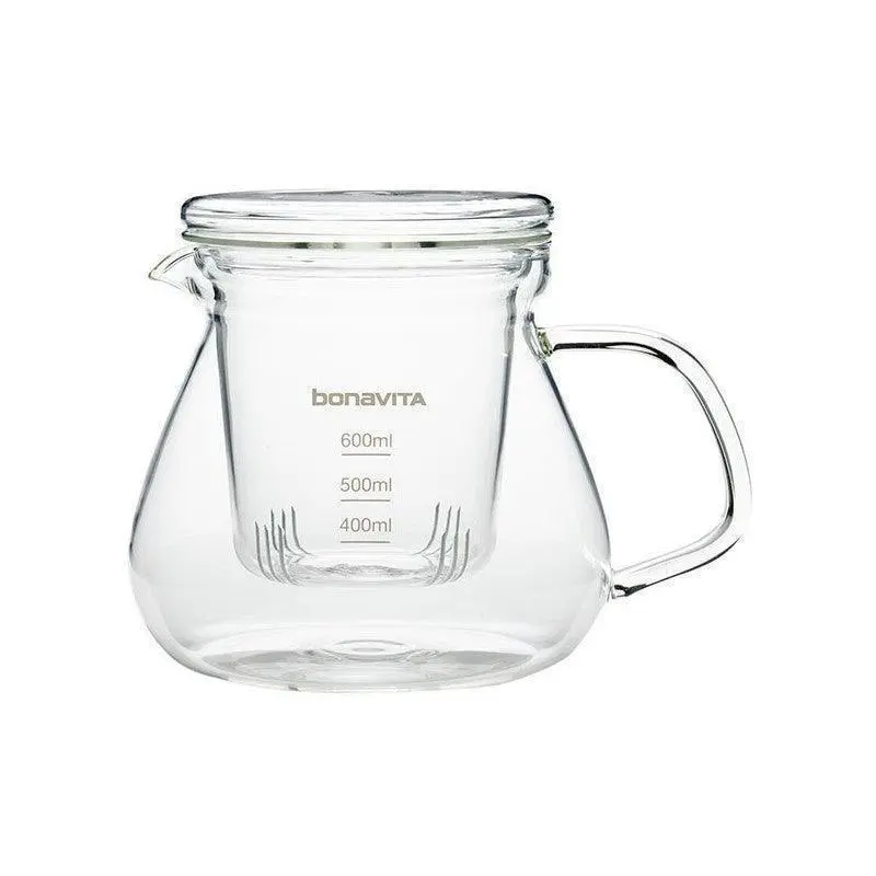 Tetera Pádua de Cristal con Filtro de Oroley
