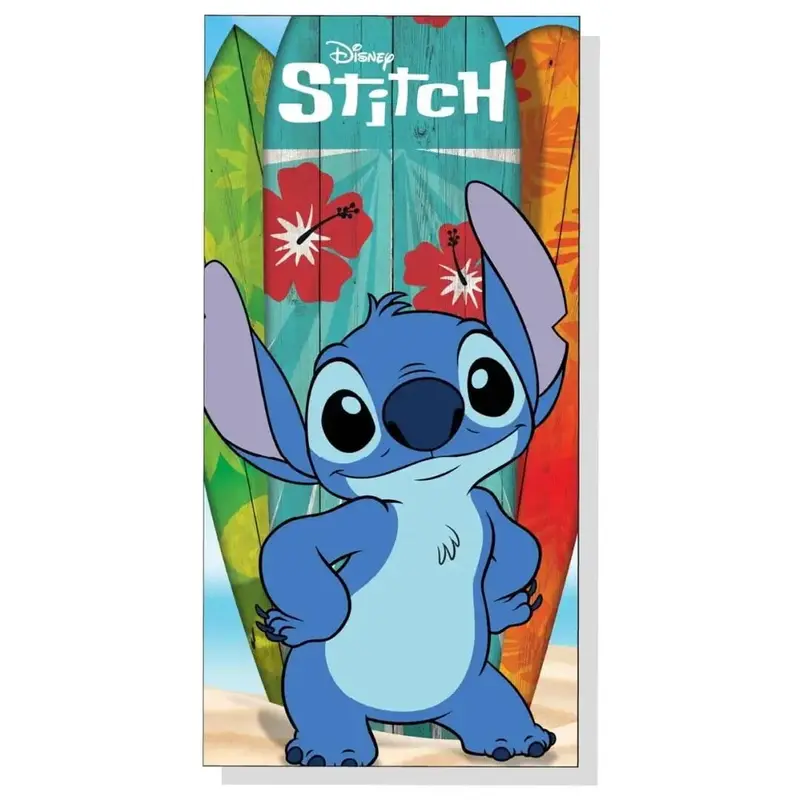 Toalla Playa Piscina infantil STITCH SURF 70x140cm