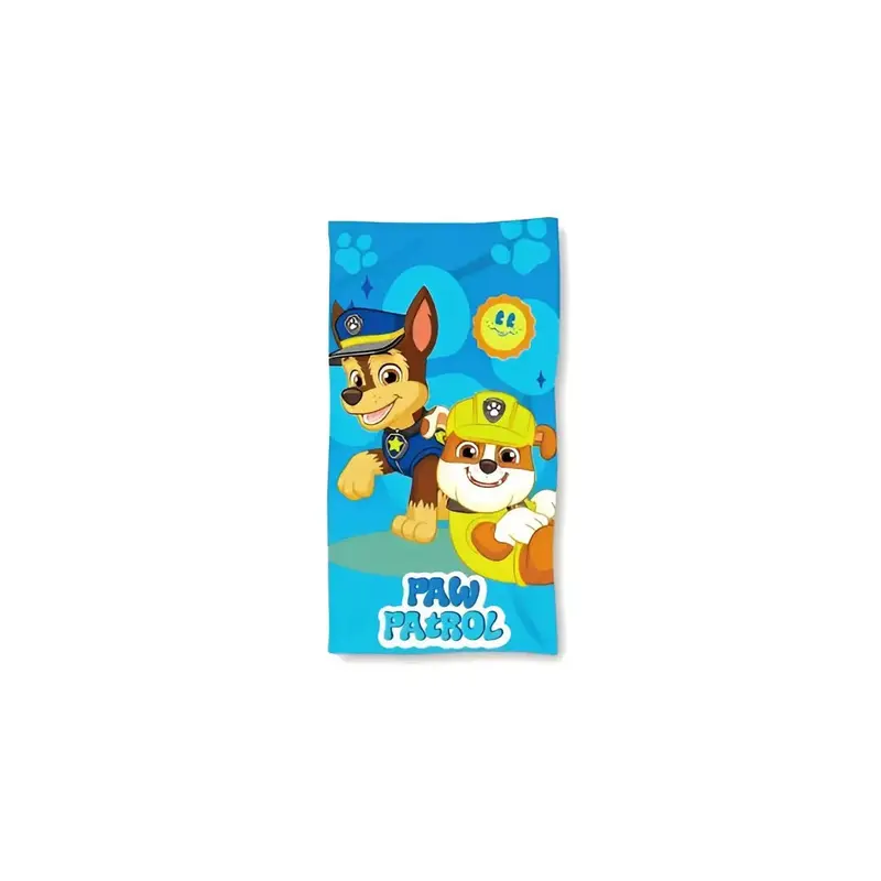 Toalla Playa Piscina Patrulla Canina Chase y Rubble 70x140cm infantil de microfibra para niños