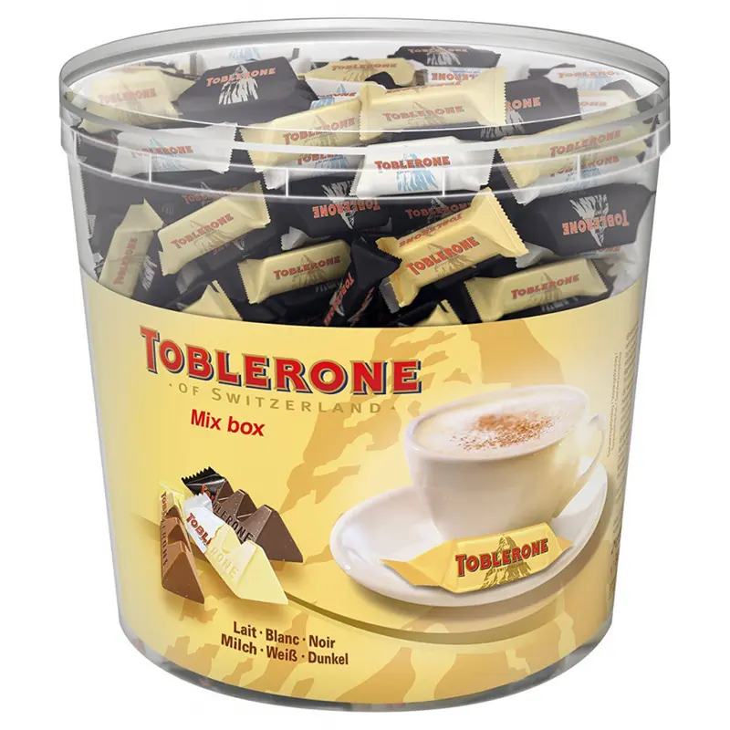 Toblerone Mini Surtido - 103 Unidades - Toblerone Mini Chocolate Suizo Mix de Sabores