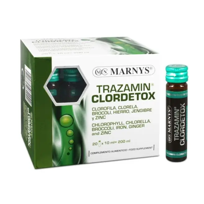 TRAZAMIN CLORDETOX 20 viales x 11ml