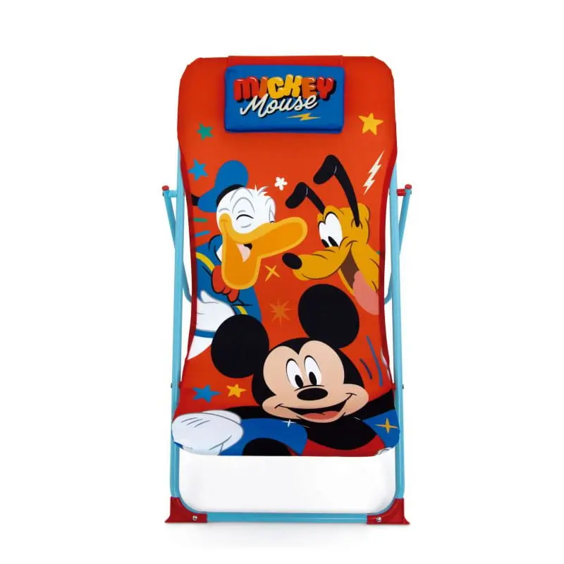 Tumbona plegable infantil de Mickey Mouse Disney 43x66x61cm