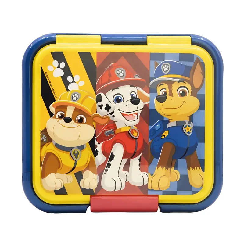 Tupper sandwichera infantil Patrulla canina con tres compartimentos