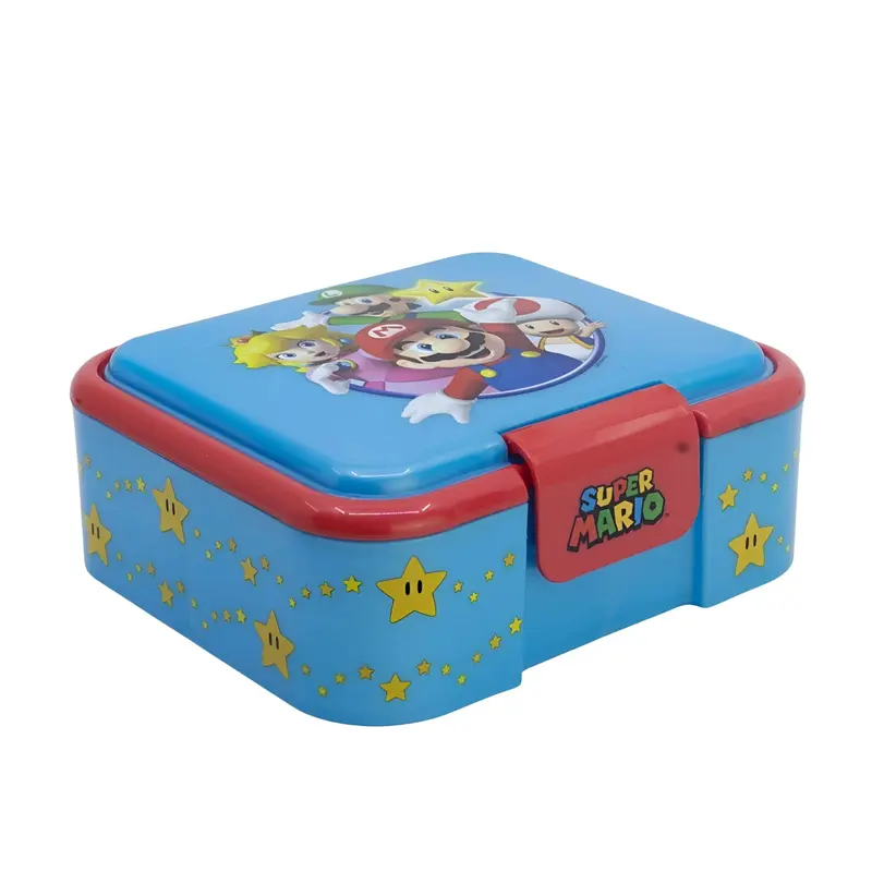 Tupper sandwichera infantil Super Mario con tres compartimentos