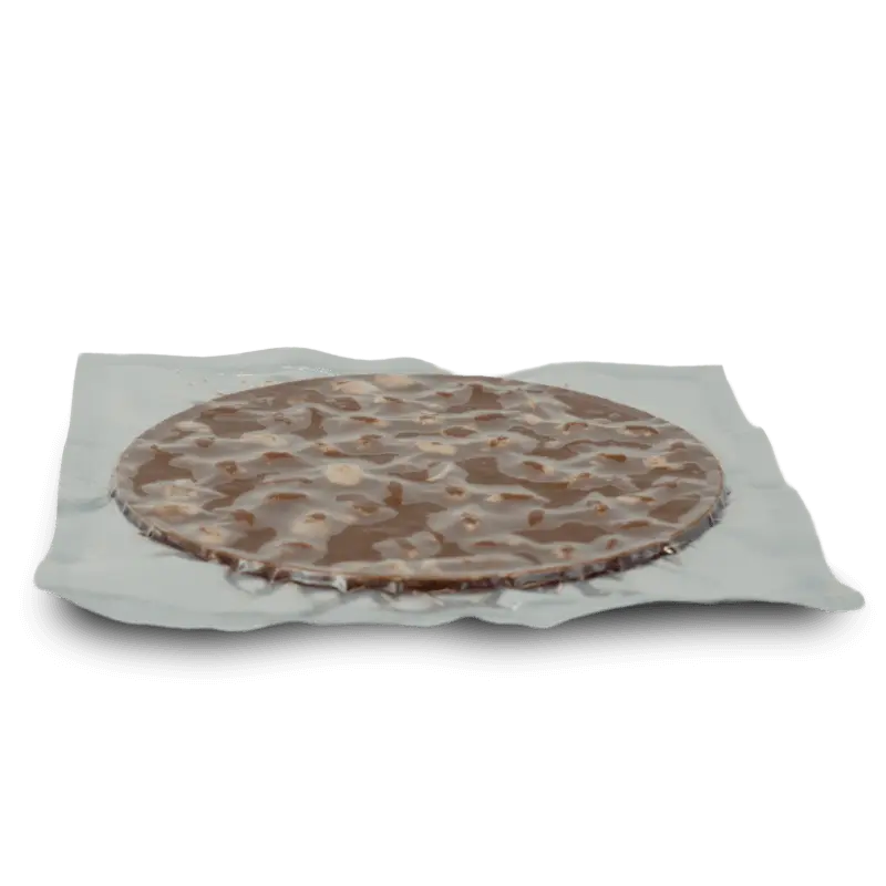 Turrón de almendra y chocolate con leche