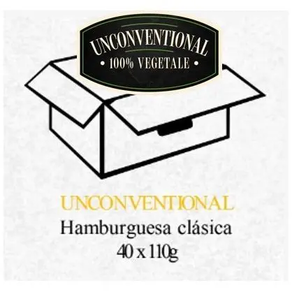 Unconventional - Hamburguesa Vegetal HORECA (40x110g)