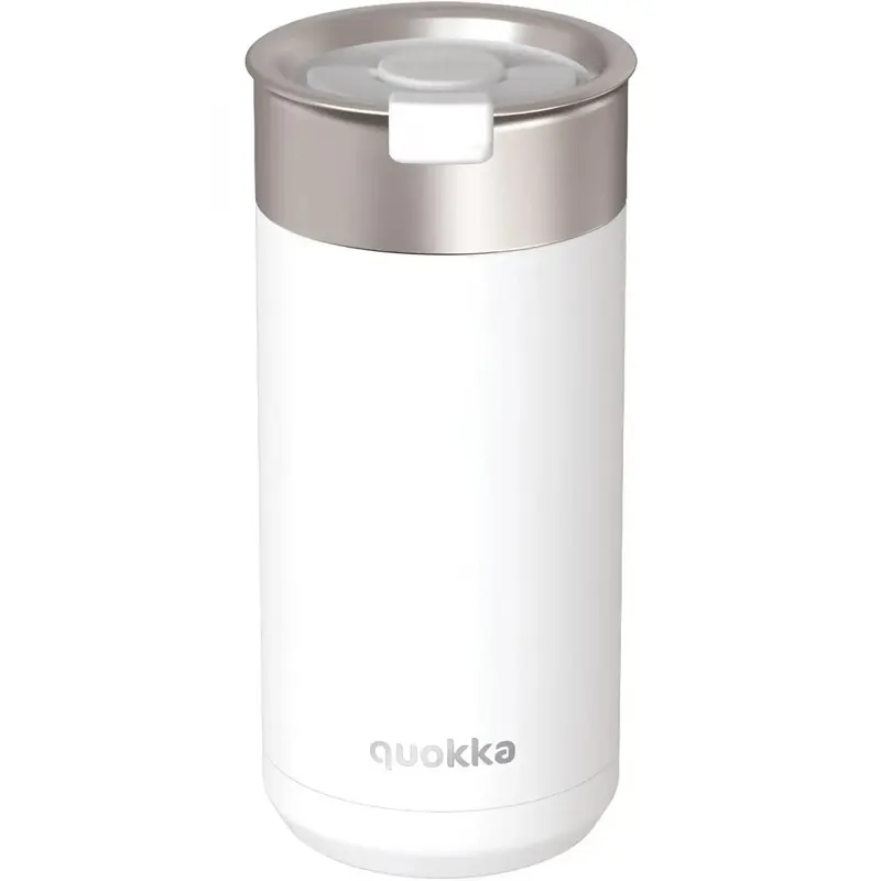 Vaso Térmico Acero Inoxidable QUOKKA BOOST WHITE 400ML