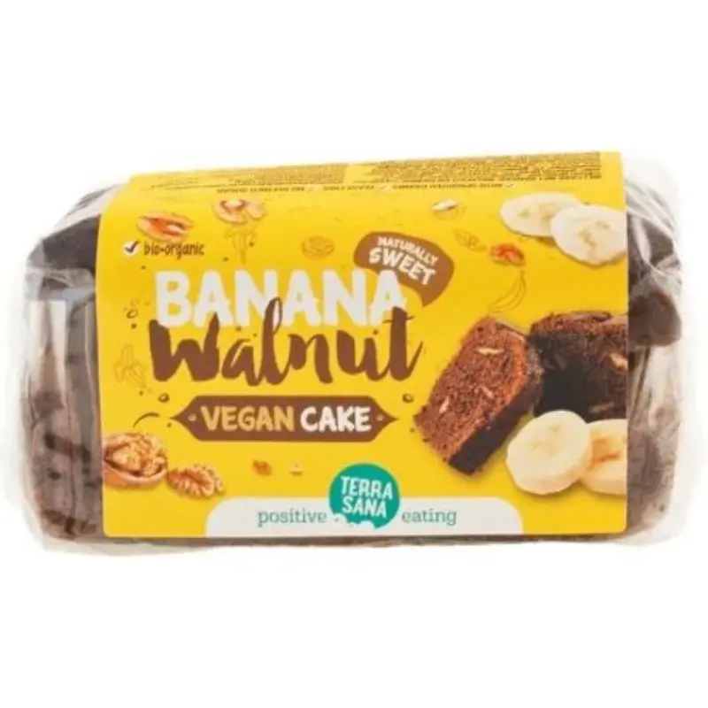 VEGAN CAKE PLATANO & NUEZ 350 G