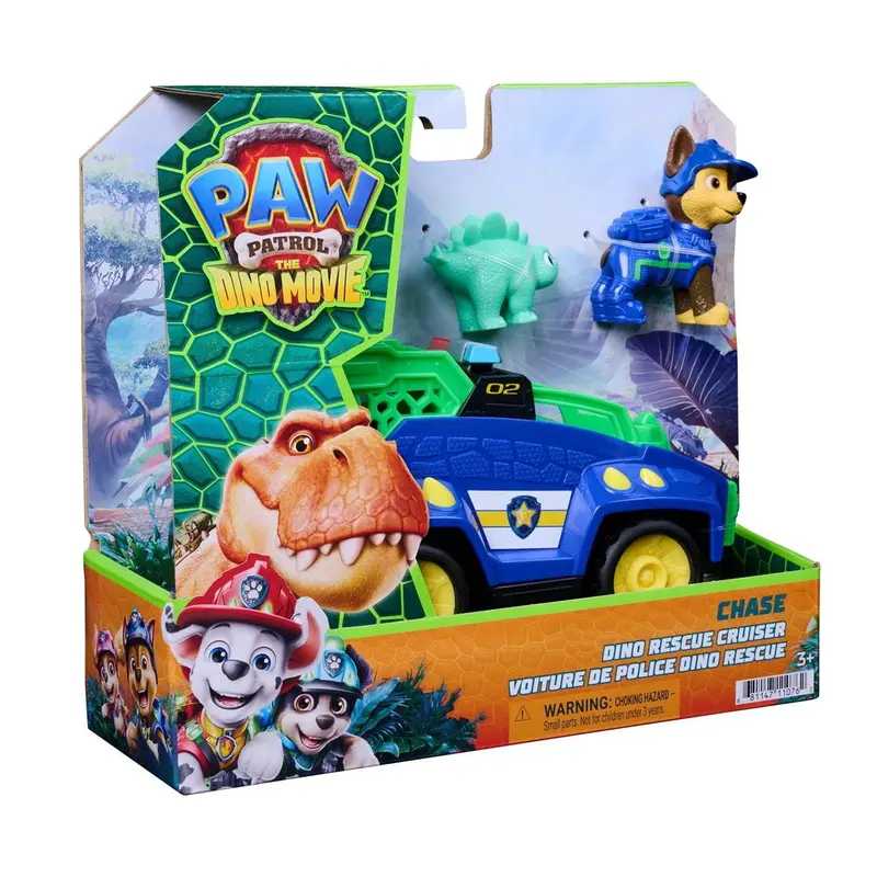 Vehículo Chase Patrulla canina con accesorios Dino Movie