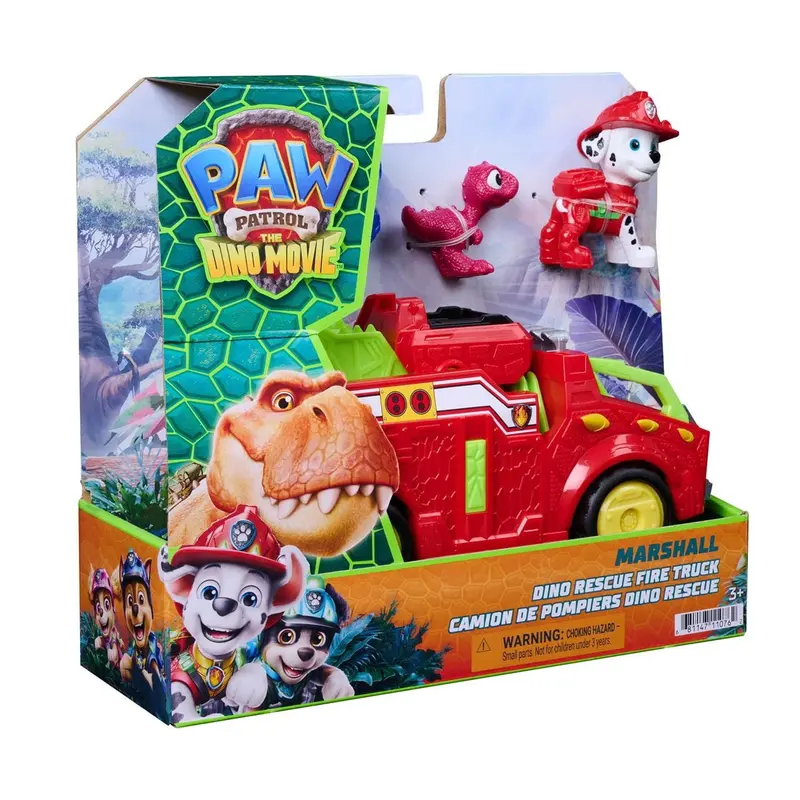 Vehículo Marshall Patrulla canina con accesorios Dino Movie