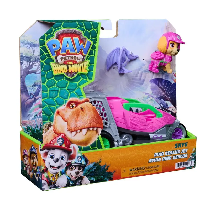 Vehículo Skye Patrulla canina con accesorios Dino Movie