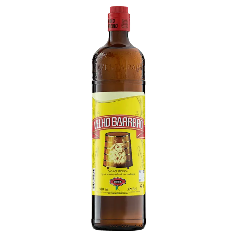 VELHO BARREIRO Silver Cachaça SILVER 1L 39% vol.(Aguardiente)