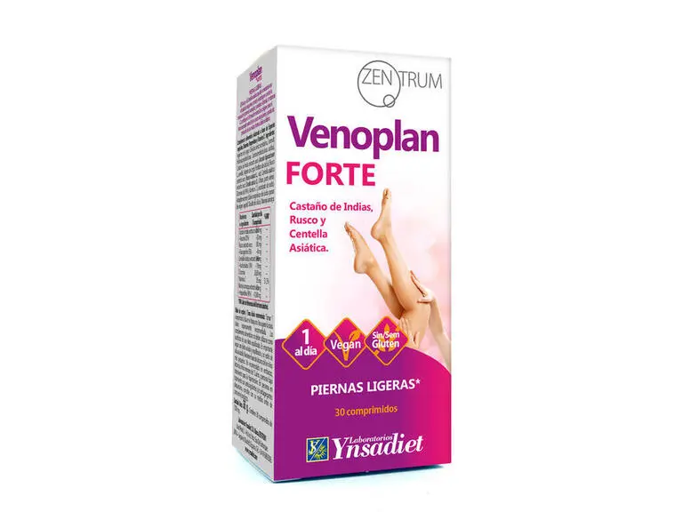 Venoplan Forte 30 Comprimidos | Circulación, Varices y Piernas Ligeras