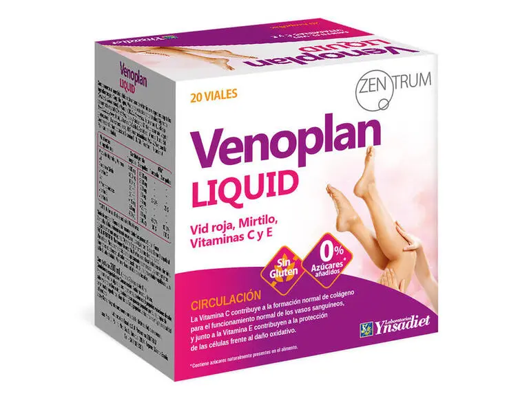 Venoplan Líquido 20 Viales | Circulación y Piernas Ligeras
