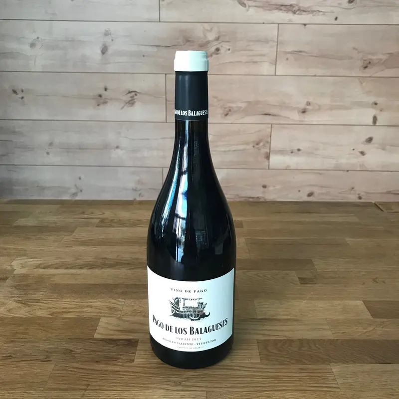 Vino tinto Pago de los Balagueses - variedad Syrah ecológico