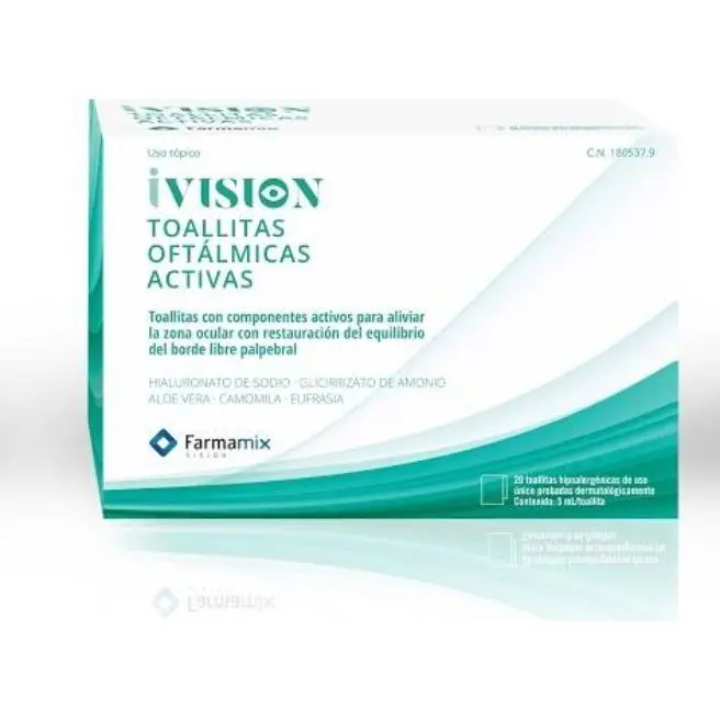 VISION TOALLITAS ACTIVAS 20 Unidades