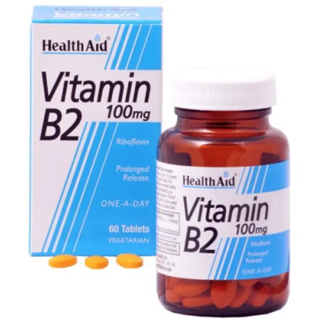 VITAMINA B2 RIBOFLAVINA 100 mg 60 Comp