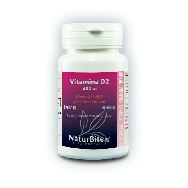 VITAMINA D2 400 UI 60 Tab