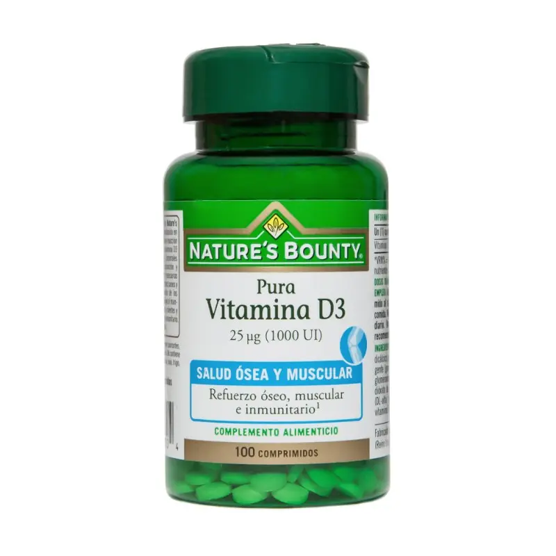 VITAMINA D3 25 mcg (1000UI) 100 Comp