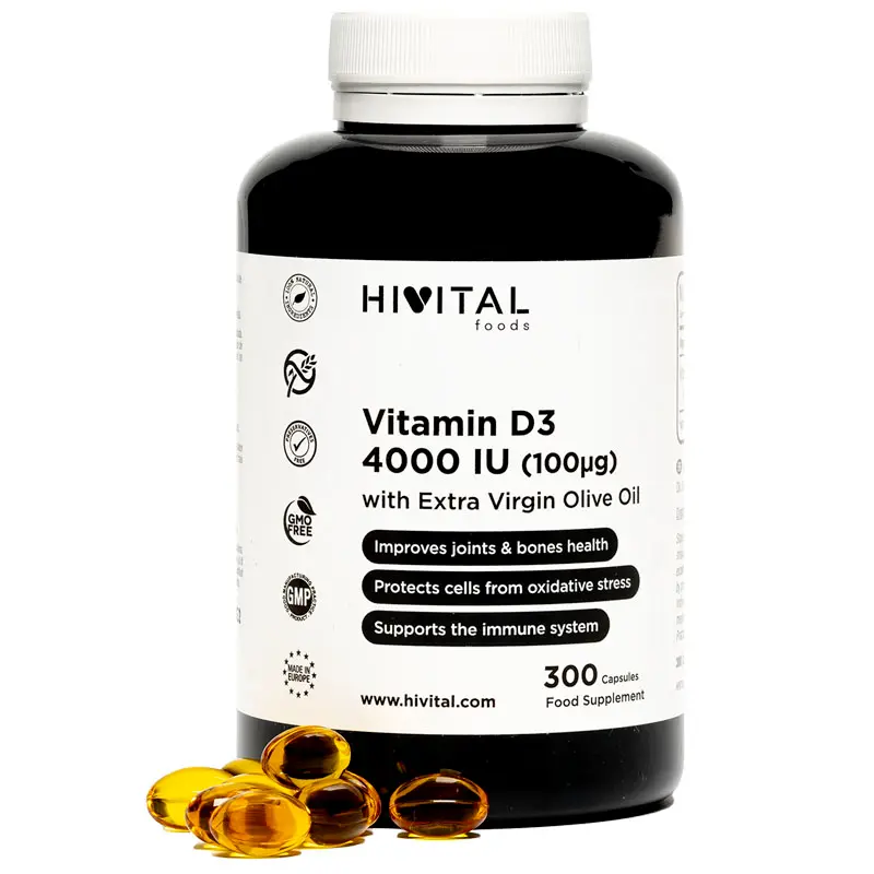 Vitamina D3 4,000 IU