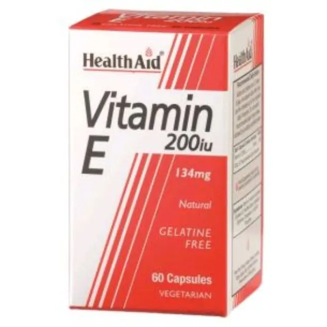 VITAMINA E NATURAL 200 UI 60 Vcaps