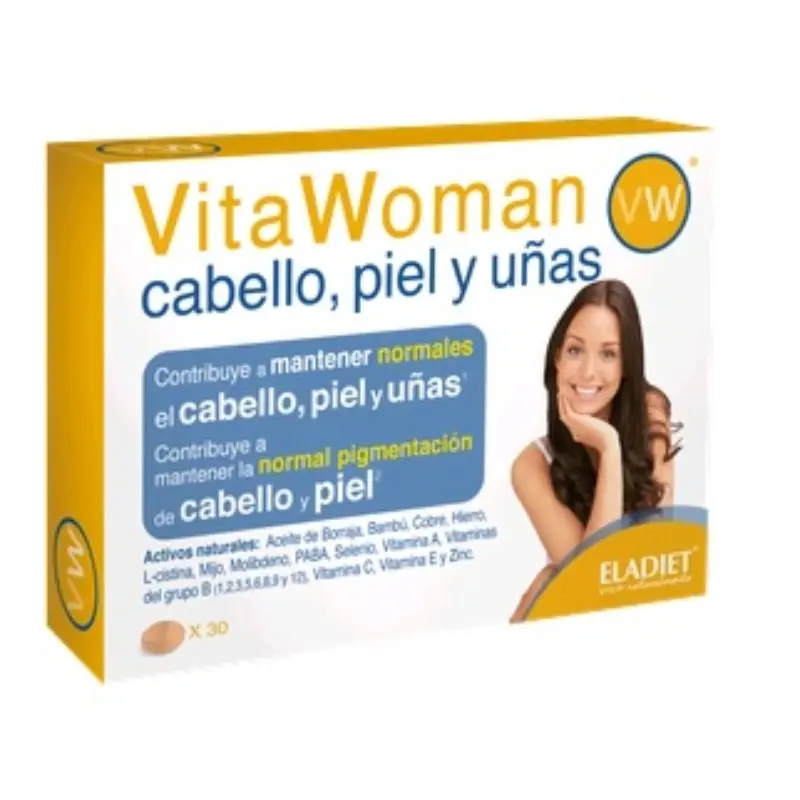 VITAWOMAN CABELLO PIEL Y UÑAS 30 Comp