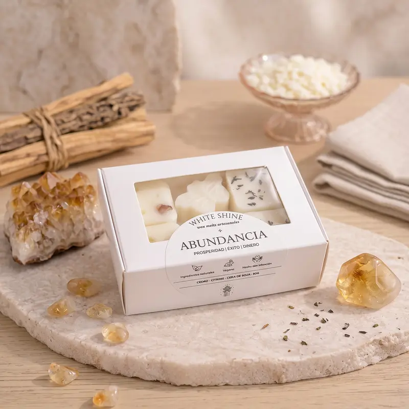 Wax melts | Abundancia - Madera de Cedro y Citrino