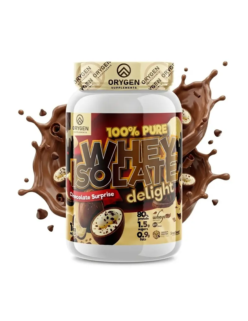 WHEY ISOLATE DELIGHT 1KG / 1.8KG ORYGEN