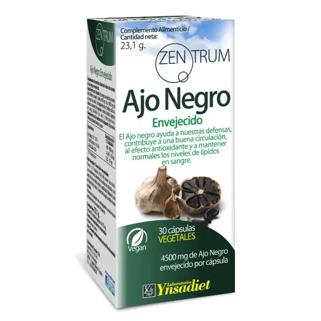 ZENTRUM AJO NEGRO ESPINO BLANCO OLIVO 30 Caps