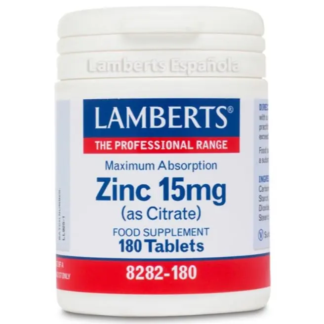 ZINC 15 mg (CITRATO) 180 Tabs