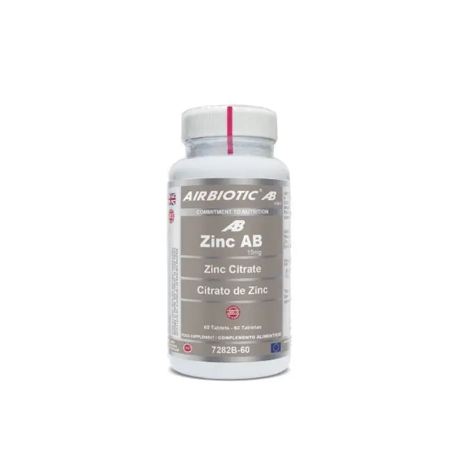 ZINC AB 15 mg como Citrato