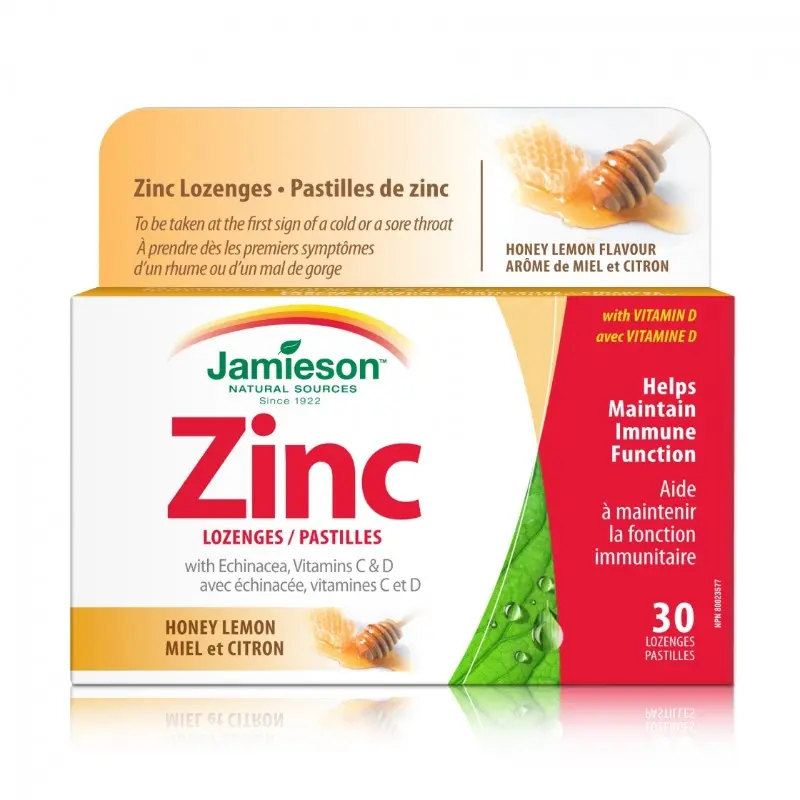 ZINC LOZENGES MASTICABLE 30 Pastillas